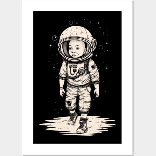 Little Boy in Space Posters and Art